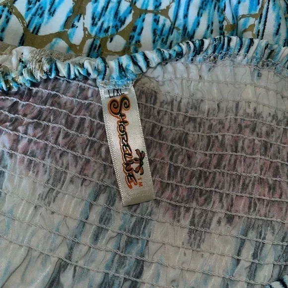 Shoreline Women’s Halter Multi-Color Maxi Dress Size L/XL - Picture 9 of 10